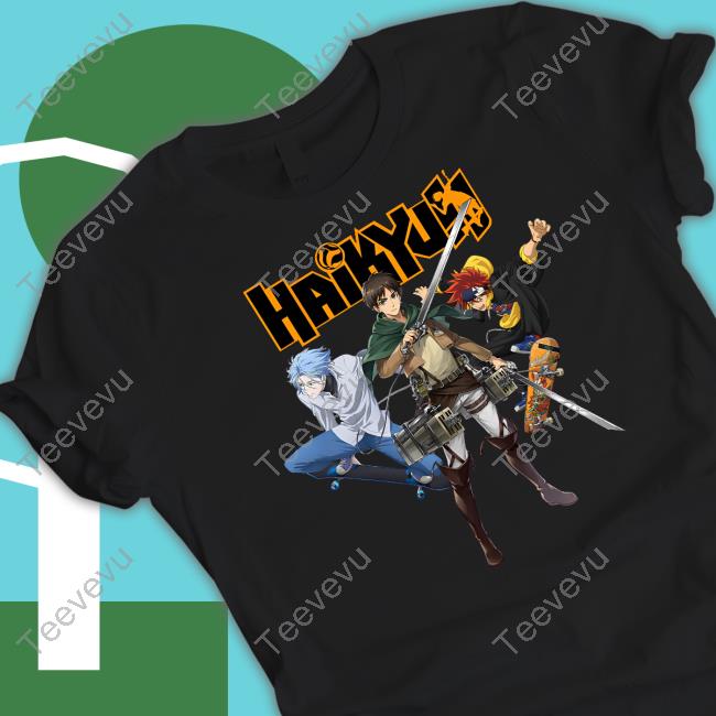 Official Haikyuu Sk8 The Infinity Attack On Titan Shirts