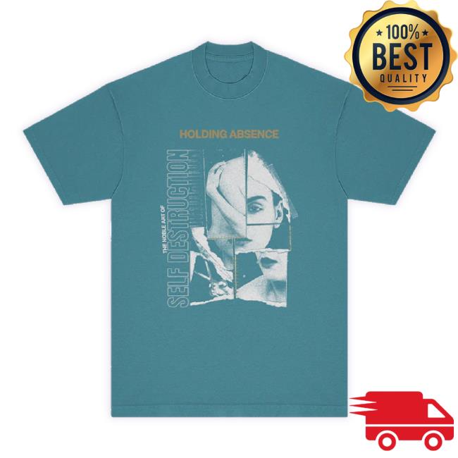 Official Holding Absence Merch Store Holding Absence Self Destruction - Blue Hoodie Holdingabsence Shop