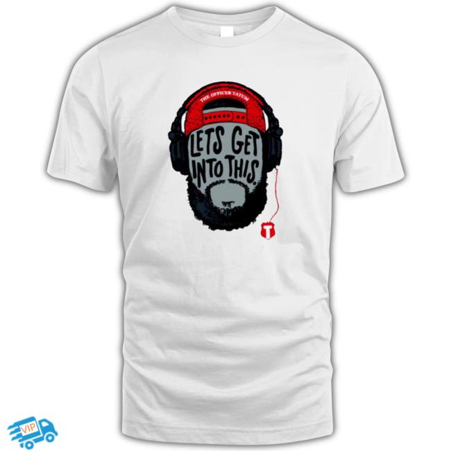 The Officer Tatum Let’S Get Into This Headphone Logo T-shirt