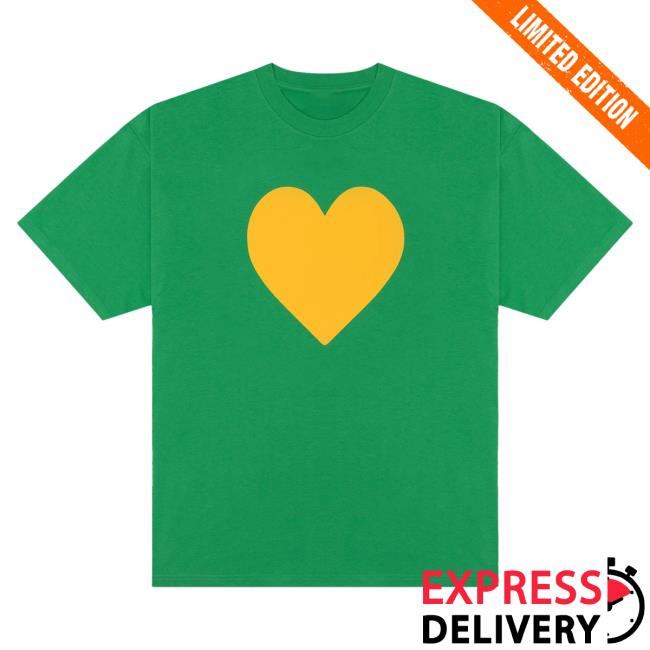 Official Drew House Merch Store Shop Love Ss Tshirt Green DrewHouse Apparel Clothing