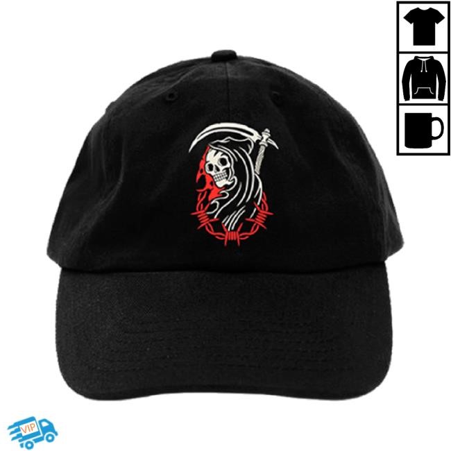 Official Bad Omens Merch Store Reaper Dad bucket hat 2.0
