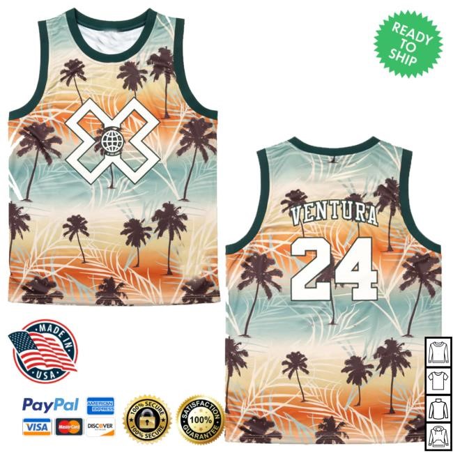 Trending Xgames Merch Ventura Basketball Jersey T-Shirt