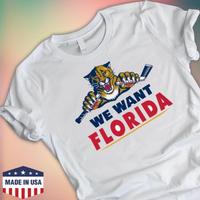 Official Tiger We Want Florida Shirt Official Tiger We Want Florida Shirt