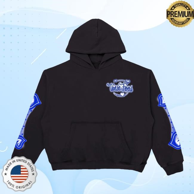 Official These Foos Merch Store These Foos Precious Hoodie (Black/Blue) Sweatshirt