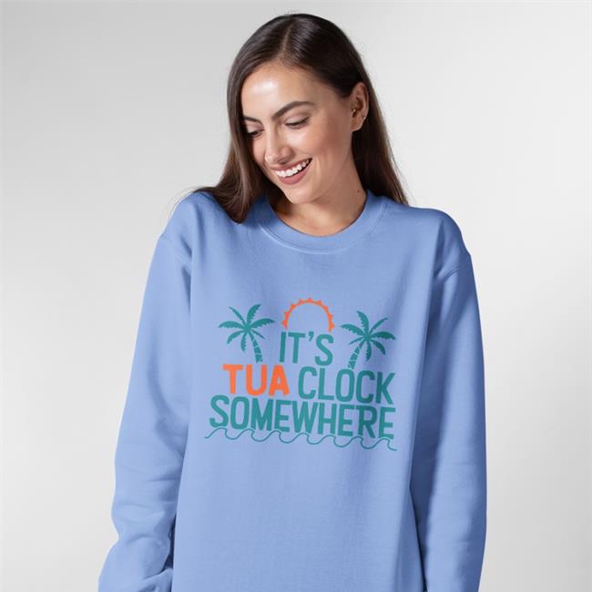 Miami Dolphins It's Tua Clock Sometimes Tee Shirt Susan Sartain