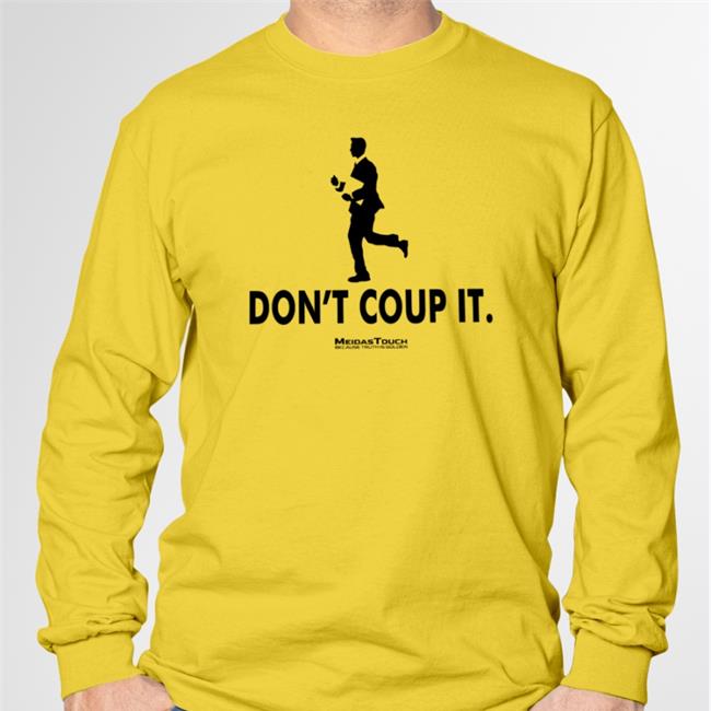Hawley Running Don't Coup It T Shirt Meidastouch Merch
