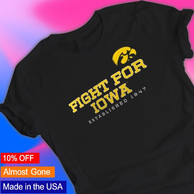 Iowa Hawkeyes Fanatics Branded Women’S Rally Cry 2-Hit Shirt