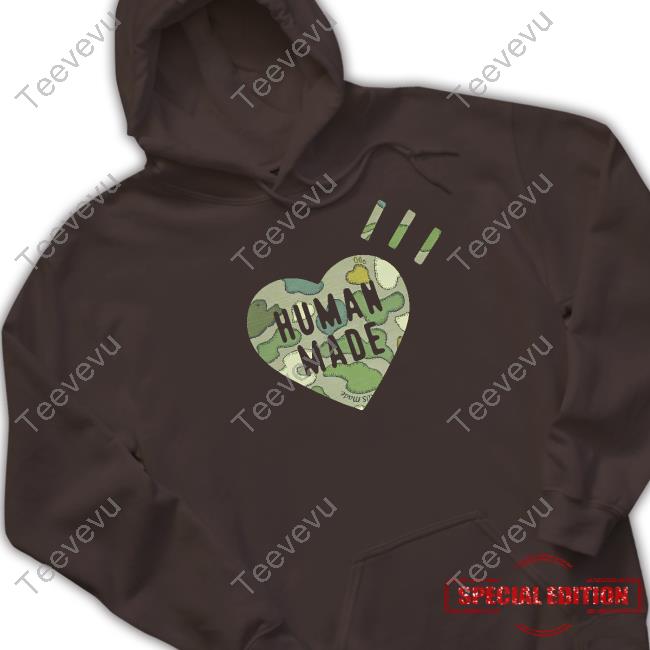 Kaws X Human Made Camo T-Shirt