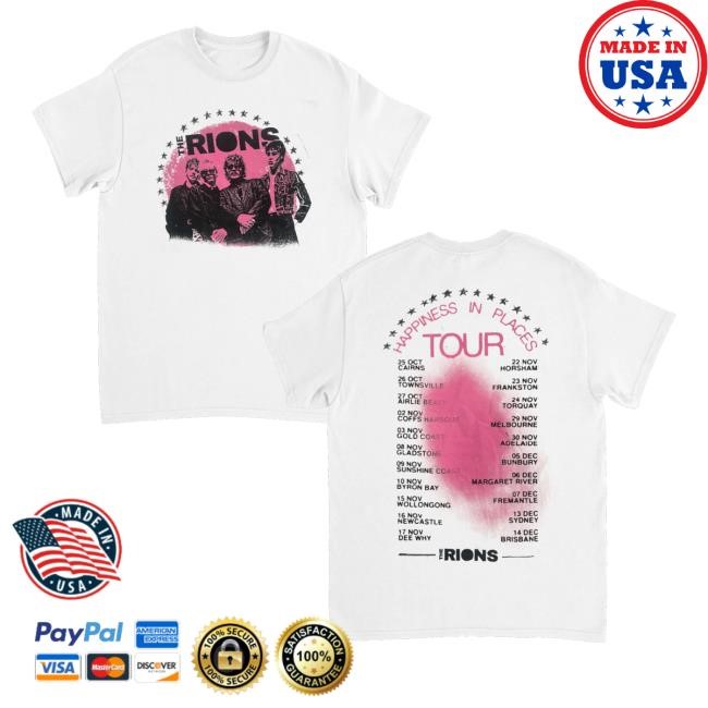 The Rions Happiness Is A Place Tour Long Sleeve Shirt 24Hundred Merch Store
