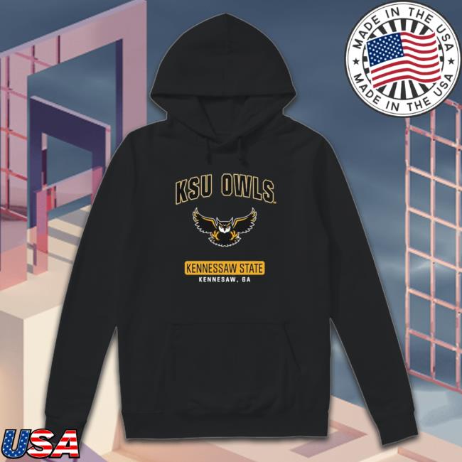 Black Kennesaw State Owls Campus Icon shirt