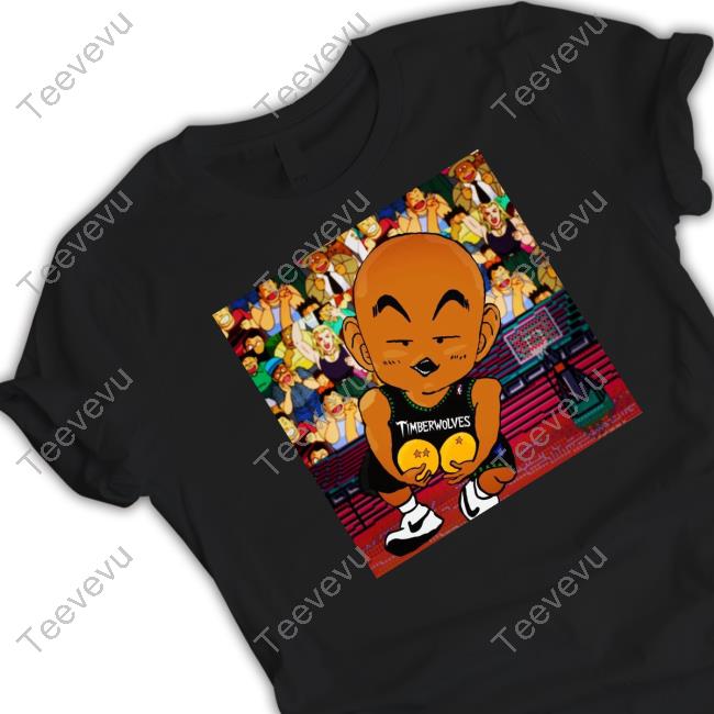 Rip Akira Toriyama Timberwolves Tee No Cap Space