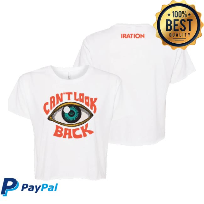 Trending Iration Music Merch Store Iration Official Store Women's Can't Look Back Crop Sweatshirt Irationmusic Shop