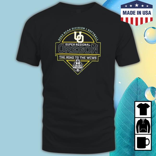 Oregon Ducks Division I Softball Super Regional 2023 Crewneck Sweatshirt