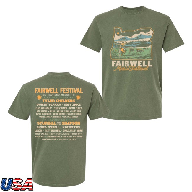 Official Fairwell Festival Merch Oregon Lineup T-Shirt Official Fairwell Festival Merch Oregon Lineup T-Shirt, Hoodie, Tank Top, Sweater And Long Sleeve T-Shirt