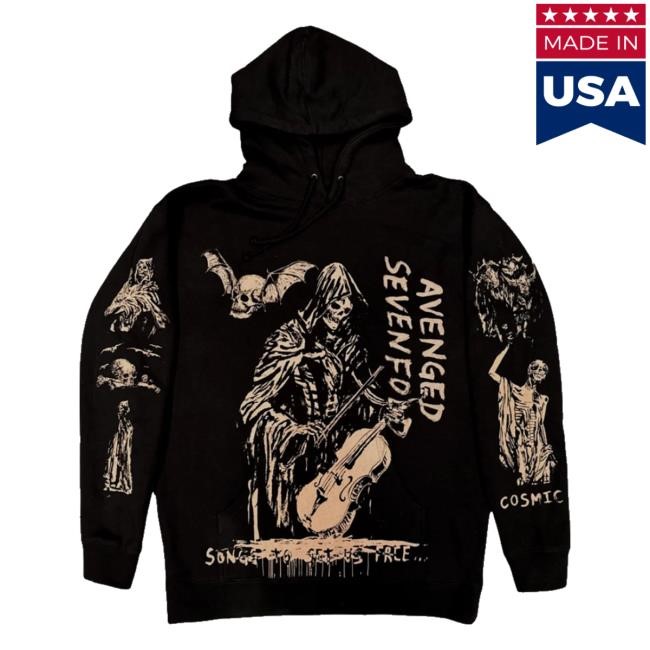 A7x World Merch Sketchy 2.0 - Heavyweight T Shirt Avenged Sevenfold Merch