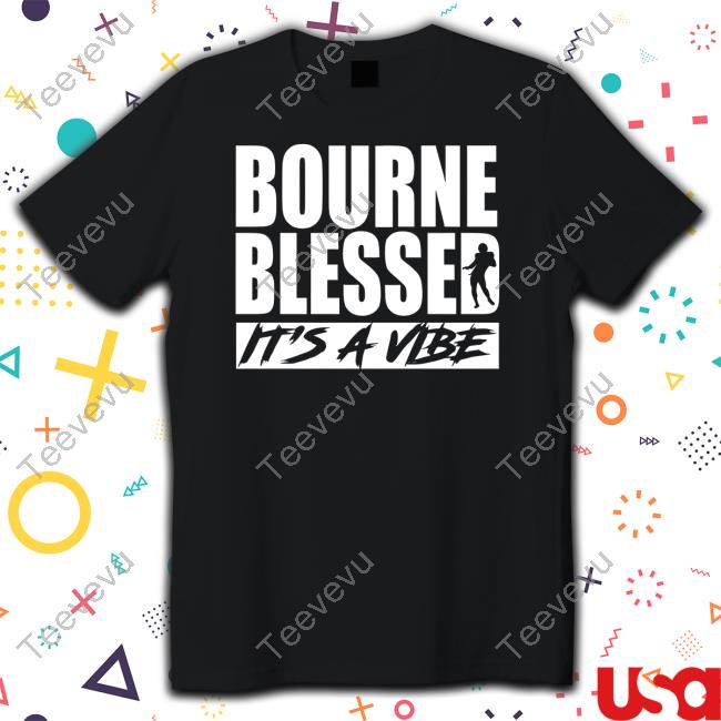 Demario Douglas Wearing Bourne Blessed It's A Vibe T Shirt Bournepoly11