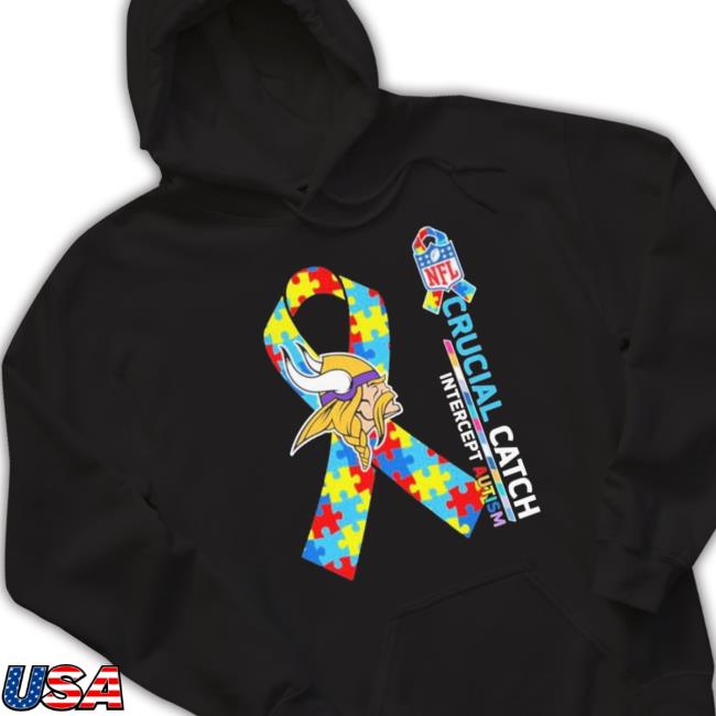 Minnesota Vikings Crucial Catch Intercept Autism Sweater Minnesota Vikings Crucial Catch Intercept Autism Shirts