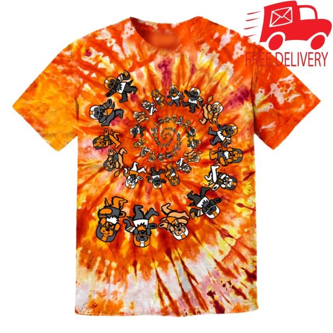 Swirl Dye Dogs Football T Shirts