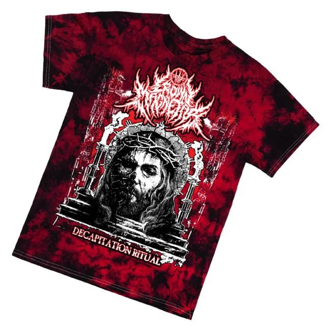 Indiemerchstore Merch Crown Magnetar Decapitation Ritual Tie Dye Unisex Sweatshirt