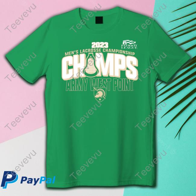 Army West Point 2023 Patriot League Men's Lacrosse Tournament Champions Shirt