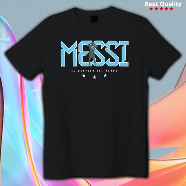 Messi Argentina 2022 El Campeon Del Mundo Long Sleeve Shirt