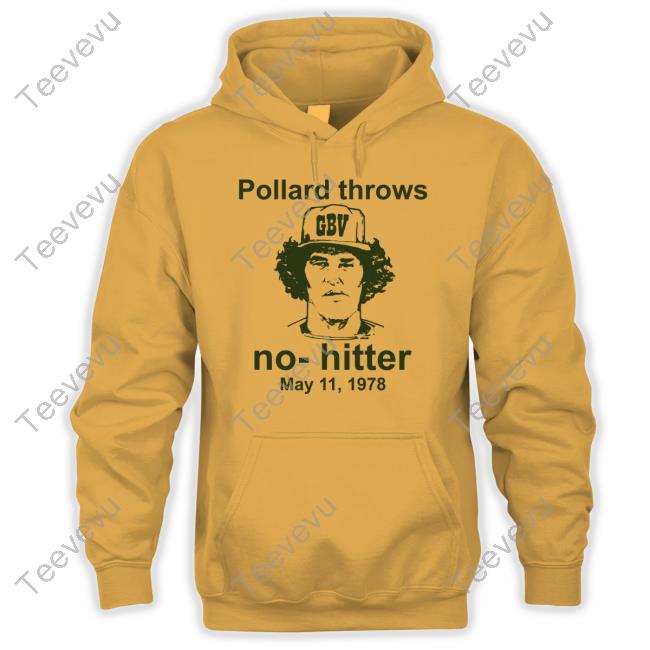 Repeating Cloud Pollard Throws No Hitters May 11 1978 Official Shirt