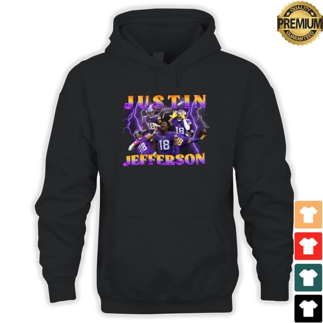 Justin Jefferson Minnesota Vikings 2022 Long Sleeve Shirt