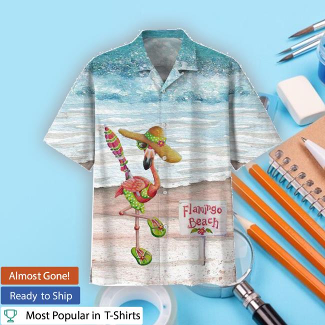 Flamingo Hawaiian Shirt Hawaiian Shirt For Men Hawaiian Tee Shirt