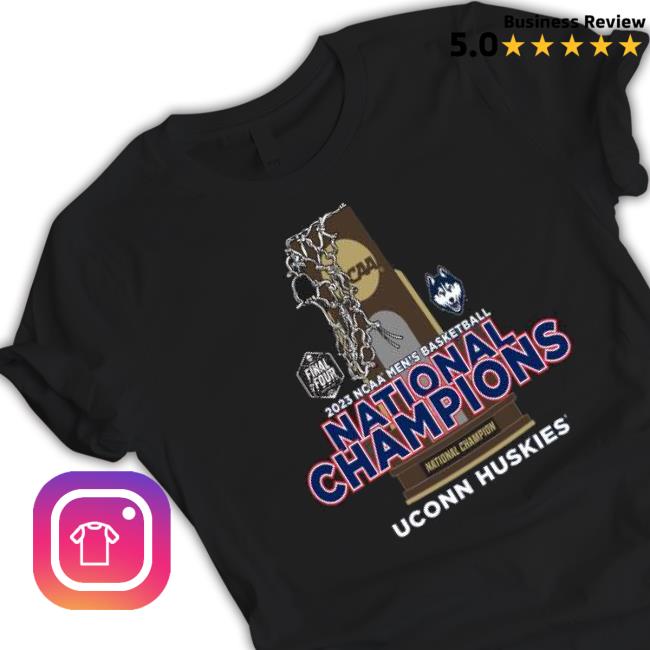 Uconn Huskies Final Four 2023 Ncaa Men’S Basketball Trophy Champions shirt