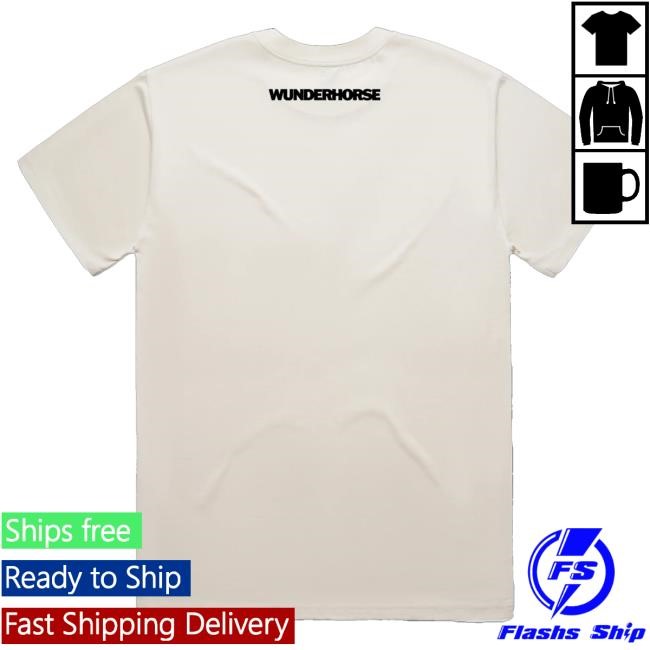 Original Wunderhorse Band Merch Store Wunderhorse Devil Logo Ecru Tee Shirt