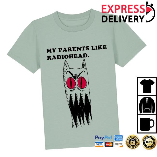 Official Wasteheadquarters Merch Store My Parents Like Radiohead Kids Tee Shirt