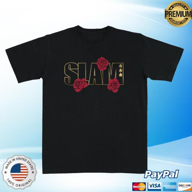 Official Slamgoods Merch Store Slam X D Rose Motief Heavy Sweatshirt