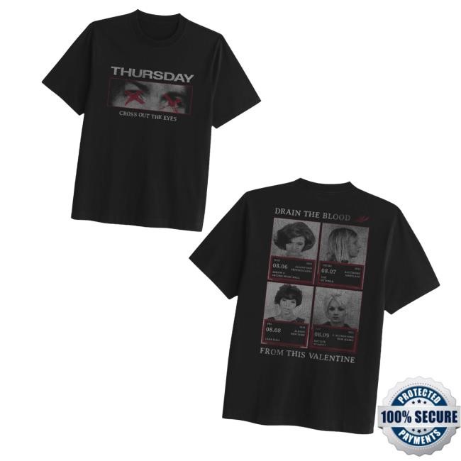Thursday Merch Cross Out The Eyes Shirts