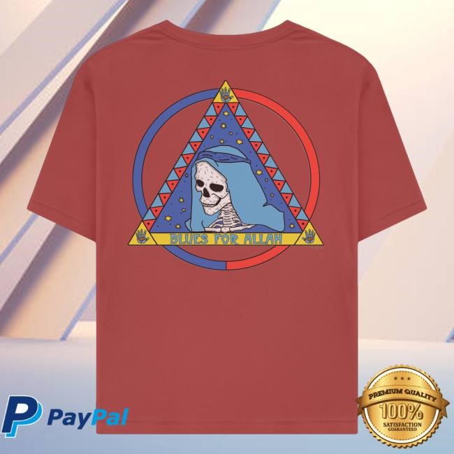 Official Grateful Dead Blues For Allah Tee Shirt Official Grateful Dead Merch Shop Store Blues For Allah T Shirt