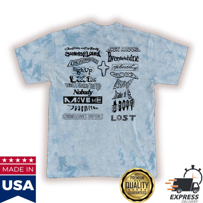 Half Alive Merch Song Titles Tie Dye Half Alive Tee Shirt Song Titles Tie Dye Half Alive Hoodie