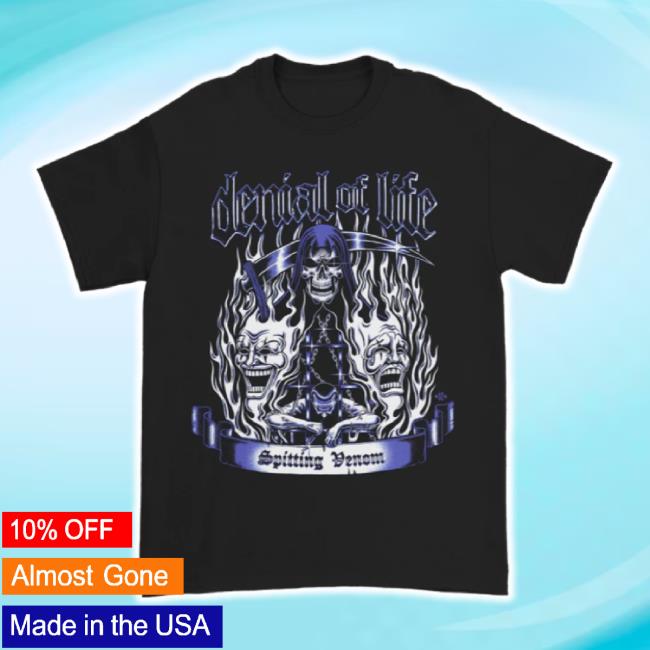 Trending Downright Merch Store Denial Of Life - Spitting Venom Unisex Sweatshirt Downrightmerch Shop