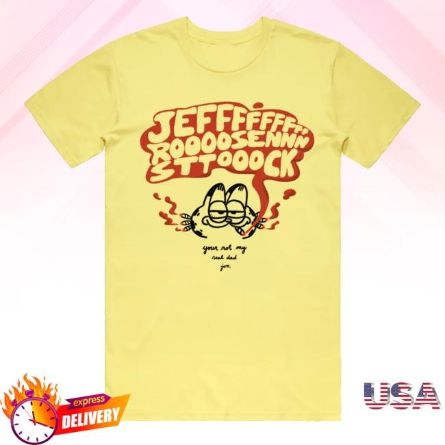 Jeff Rosenstock 'Garf' Your Not My Real Dad Jon Hooded Sweatshirt