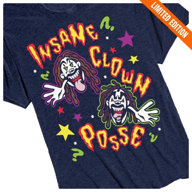 Insane Clown Posse Merch Shop Store Official Cartoon Clowns Shirt