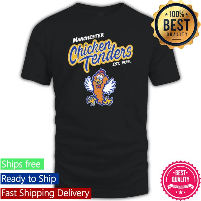Official Manchester Chicken Tenders Est 1974 Shirts Official Manchester Chicken Tenders Est 1974 Crewneck Sweatshirt