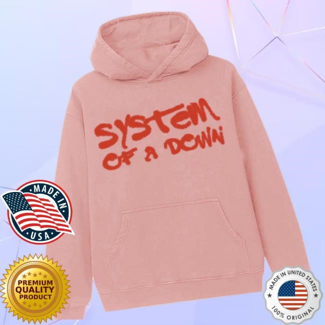 Official System Of A Down Merch Puff Script Long Sleeve Shirt