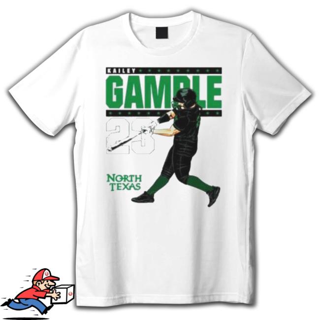 Kailey Gamble North Texas Mean Green Baseball shirt