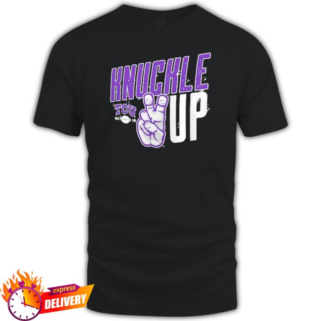 Tcu Horned Frogs Knuckle Up Tee Shirt
