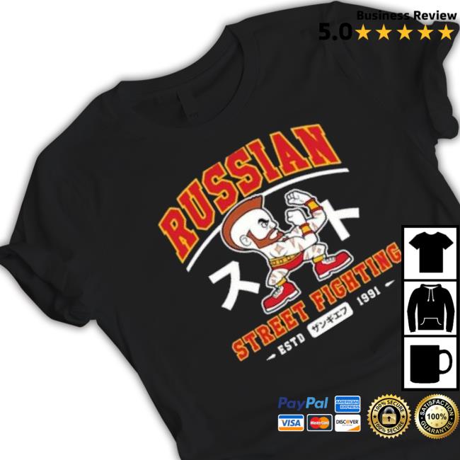 Official Russian Street Fighting Tee Shirt