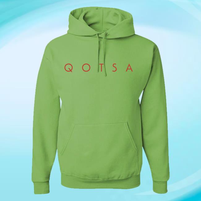 Official Queens Of The Stone Age Qotsa Merch Store In Times New Roman... Green Crew Queensofthestoneage