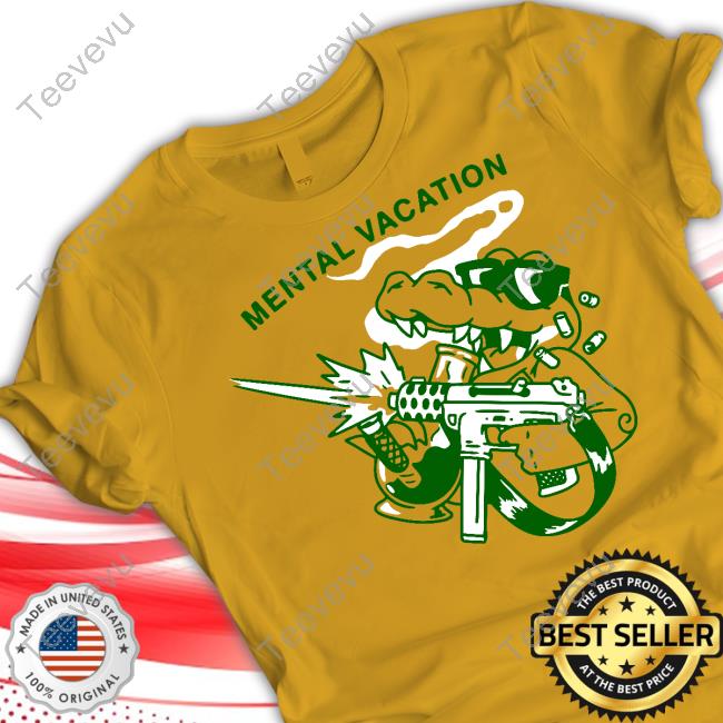 Fuckyoubaker Mental Vacation Blazed Croc Tee
