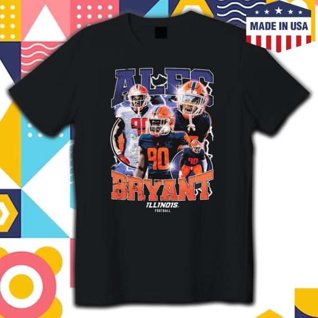 Top Alec Bryant Illinois Football Retro Hoodie Sweatshirt