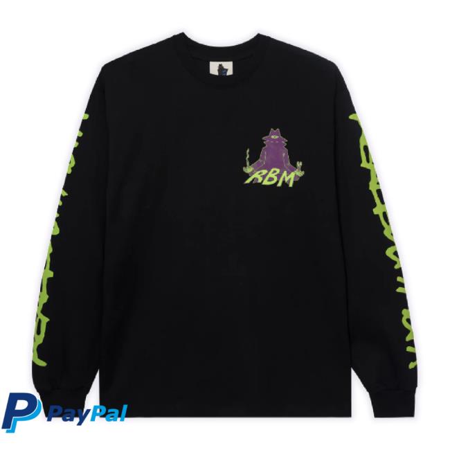 Original Real Bad Man Merch Store Blue Piano Meditation Tee Realbadman Shop