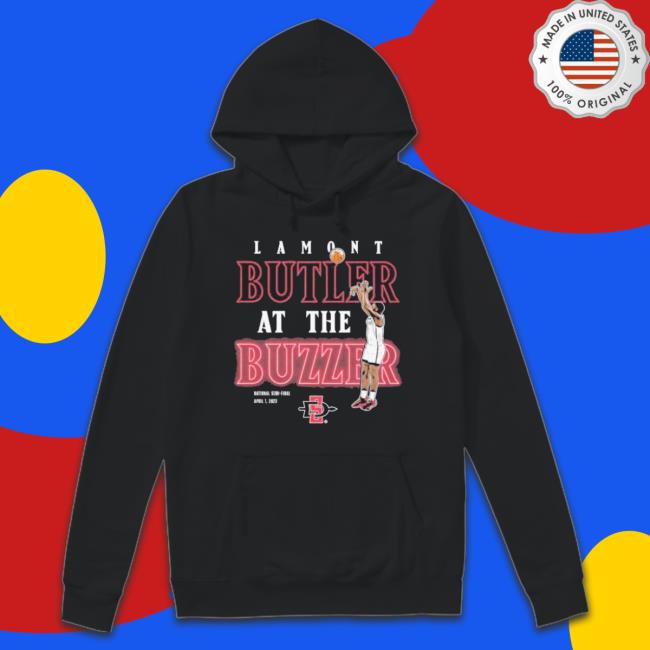 Lamont Butler At The Buzzer San Diego State Aztecs 2023 shirt Lamont Butler At The Buzzer San Diego State Aztecs 2023 shirt