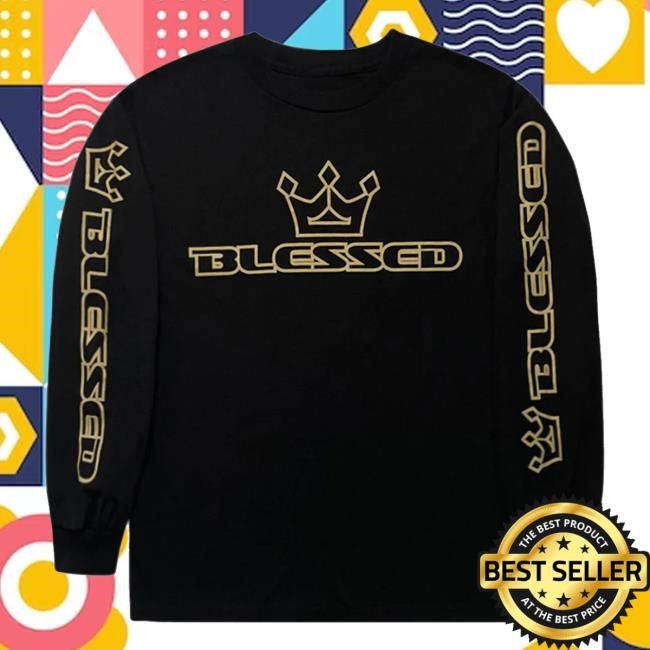 Blessed In Hi Merch Store Blessed Classic Logo Long Sleeve t-shirt, hoodie, tank top, sweater and long sleeve t-shirt