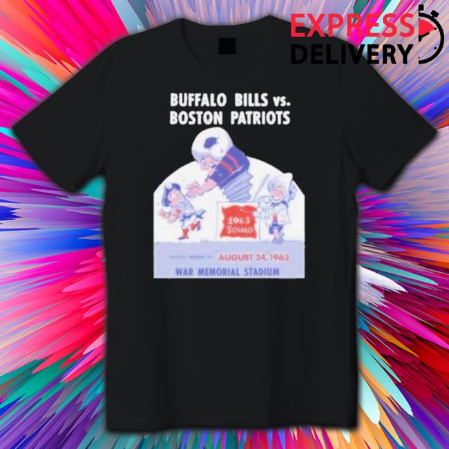 Official Buffalo Bills Vs Boston Patriots War Memorial Stadium Crewneck Sweatshirt Official Buffalo Bills Vs Boston Patriots War Memorial Stadium Sweater